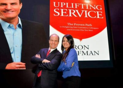 Sakshi with Ron Kaufman